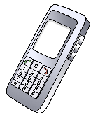 ein altmodisches Handy